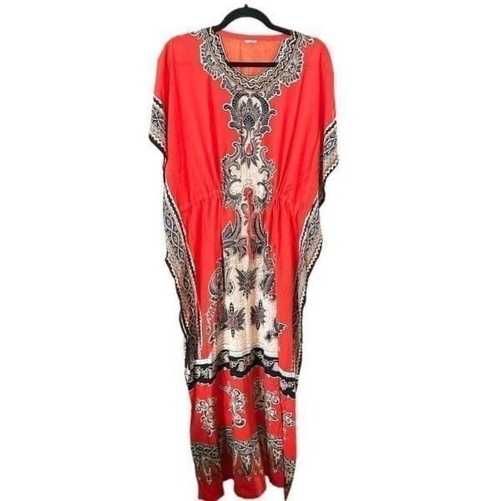 KENCANA Patterned Maxi Caftan